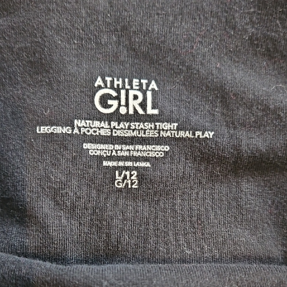 Athleta Girl Natural Play Stash Tight in Black